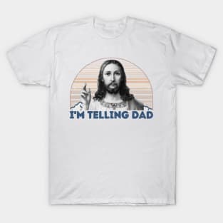 Retro I'm Telling Dad T-Shirt